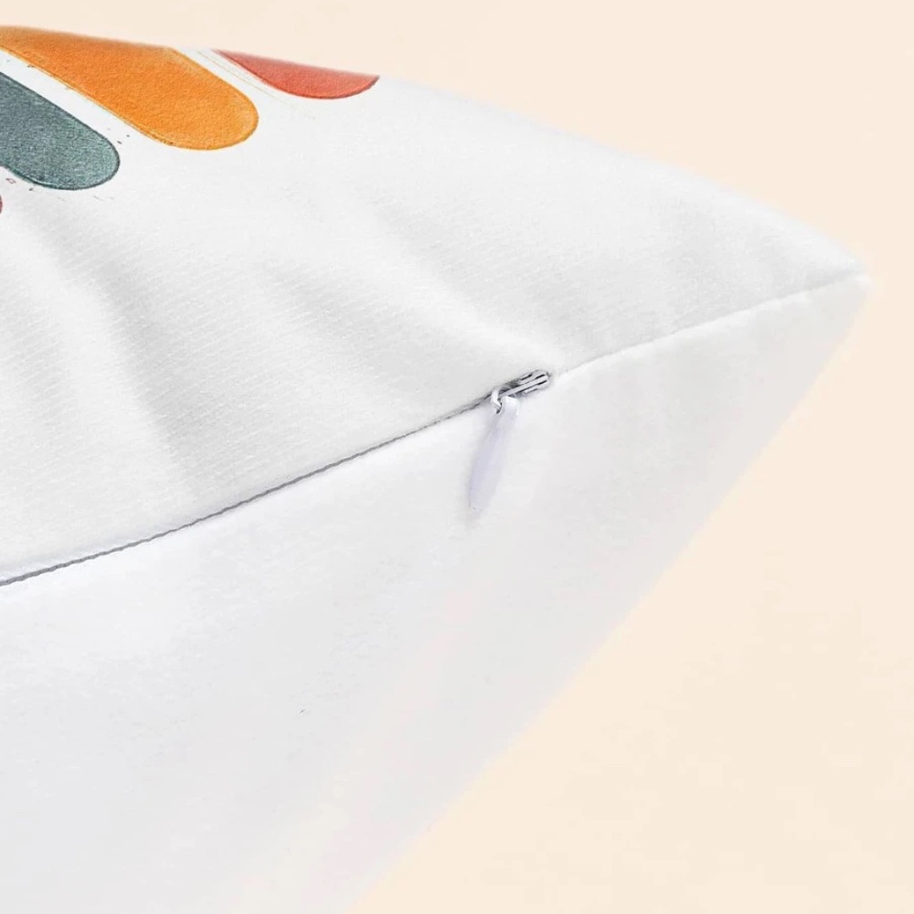 Boho Rainbow Graphic Pillow Zipper Covers - Picture 5 of 5